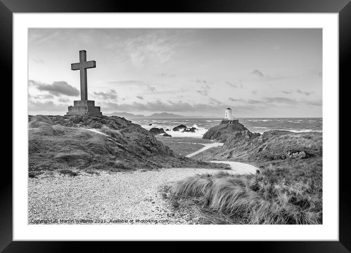 Twr Mawr Lighthouse, Anglesey Framed Mounted Print by Martin Williams