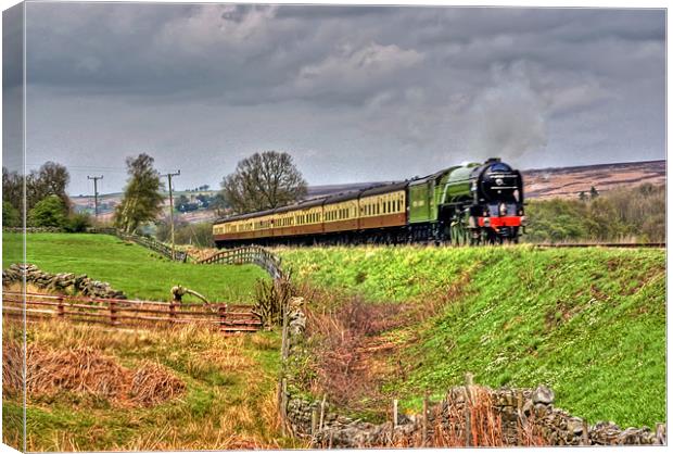 Steam on the North Yorks Moors Railway Canvas Print by Trevor Kersley RIP