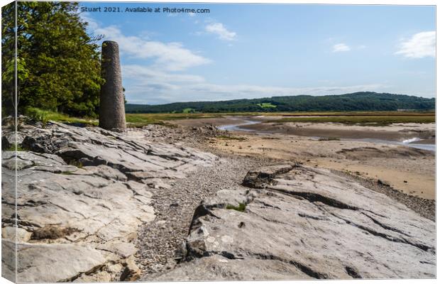The Lancashire Way at Silverdale and Arnside  Canvas Print by Peter Stuart