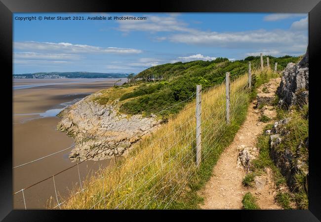 The Lancashire Way at Silverdale and Arnside  Framed Print by Peter Stuart