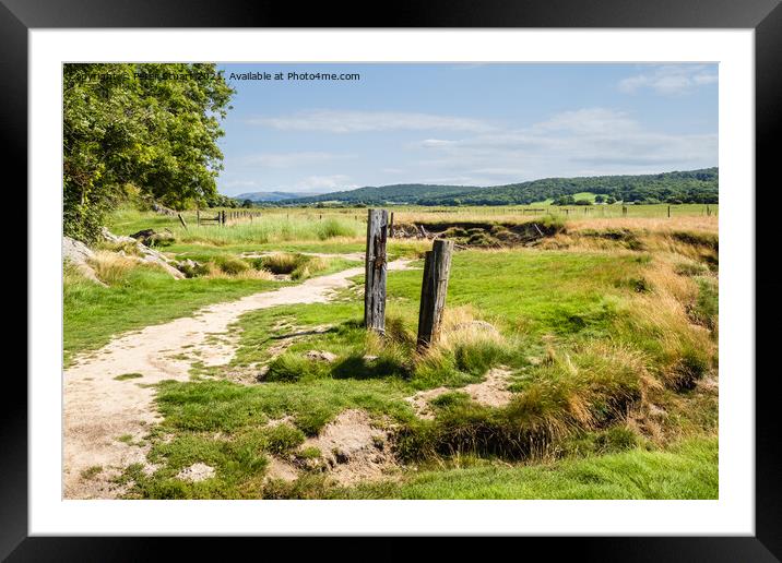 The Lancashire Way at Silverdale and Arnside  Framed Mounted Print by Peter Stuart