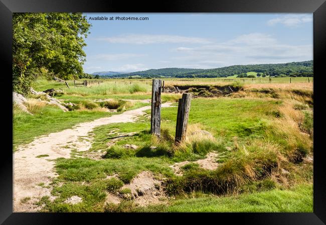 The Lancashire Way at Silverdale and Arnside  Framed Print by Peter Stuart