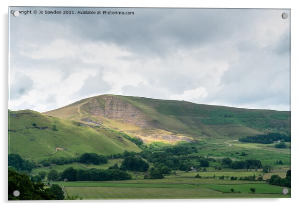 spotlight on Mam Tor Acrylic by Jo Sowden