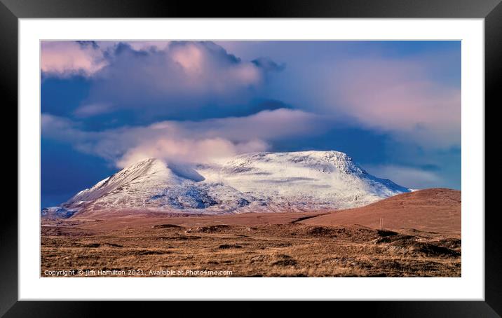 Winter in Donegal, Ireland Framed Mounted Print by jim Hamilton