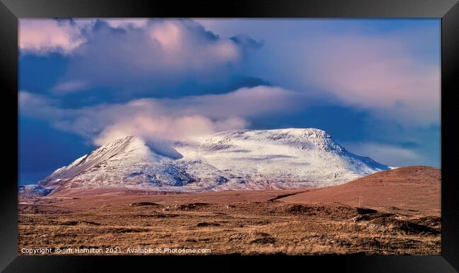 Winter in Donegal, Ireland Framed Print by jim Hamilton