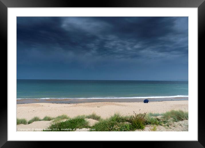 Outdoor oceanbeach Framed Mounted Print by Anthony Hart