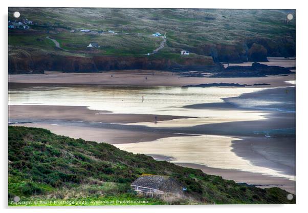 The Hayle Estuary, Cornwall Acrylic by Paul F Prestidge