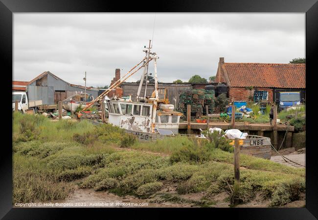 Branchester Staithe Framed Print by Holly Burgess