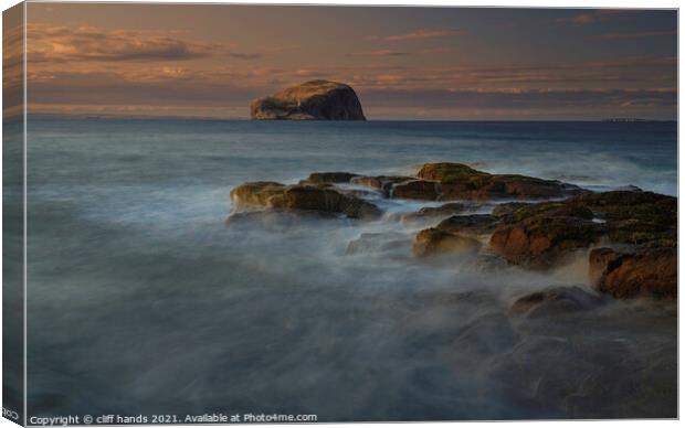 Bass rock sunset Canvas Print by Scotland's Scenery