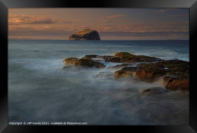 Bass rock sunset Framed Print by Scotland's Scenery