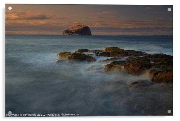 Bass rock sunset Acrylic by Scotland's Scenery