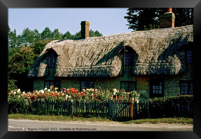 Thatched Cottage Beaulieu 1969 Framed Print by Bygone Images