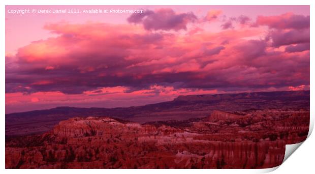 Spectacular Bryce Canyon Sunset Print by Derek Daniel