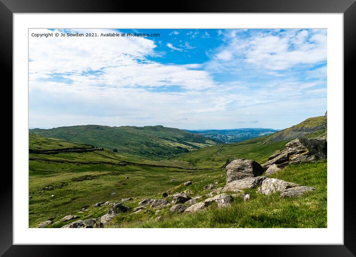Kirkstone Pass Framed Mounted Print by Jo Sowden