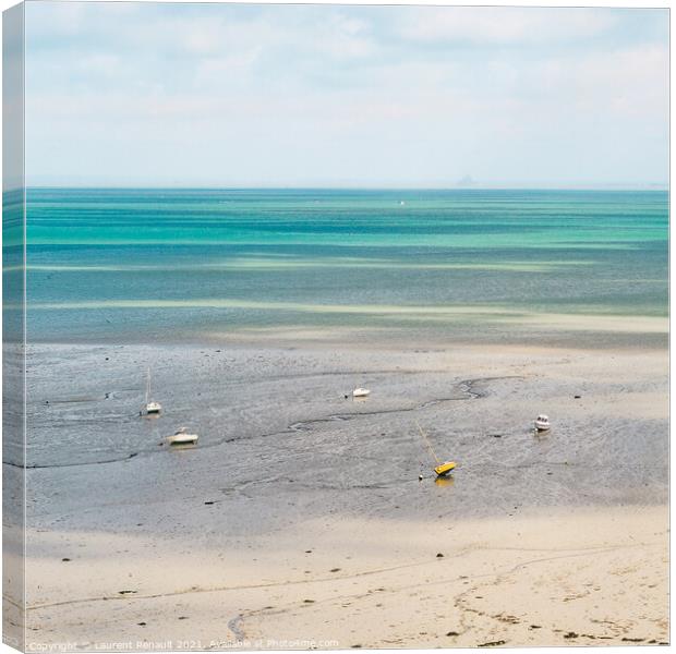 Cancale bay 3 Canvas Print by Laurent Renault
