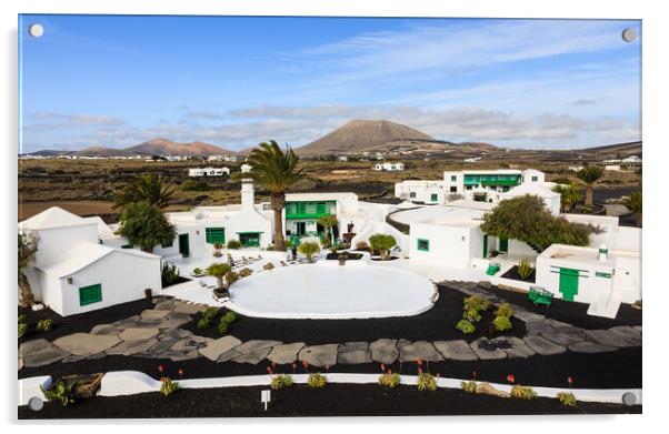 Lanzarote Casa Museo y Monumento al Campesino Acrylic by Pearl Bucknall