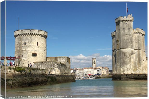 The Ancient Stronghold of La Rochelle Canvas Print by Roger Mechan