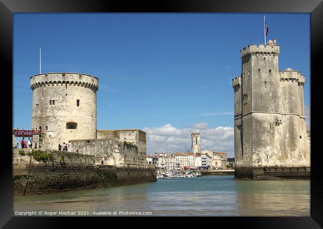 The Ancient Stronghold of La Rochelle Framed Print by Roger Mechan