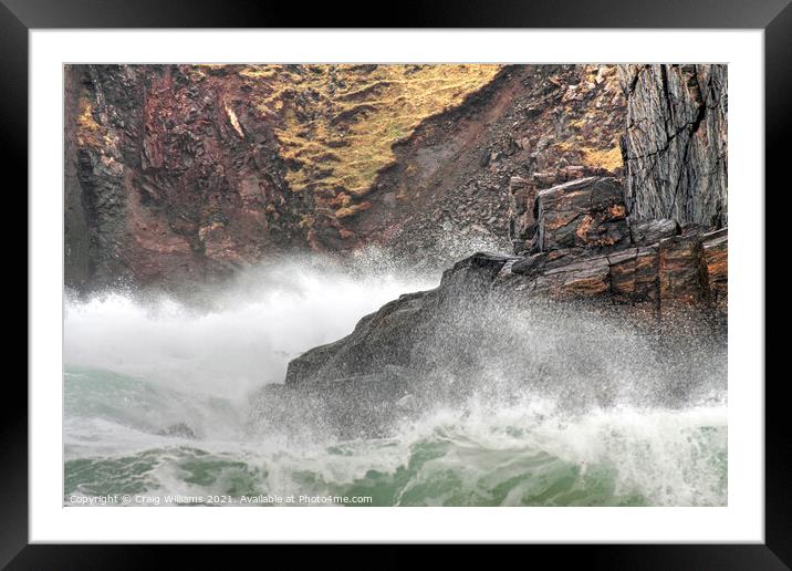The Power of Nature  Framed Mounted Print by Craig Williams