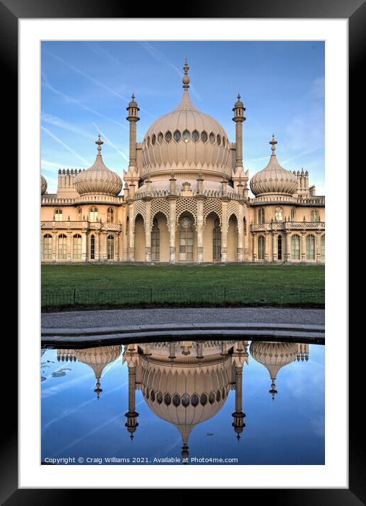 Royal Pavilion Brighton Framed Mounted Print by Craig Williams