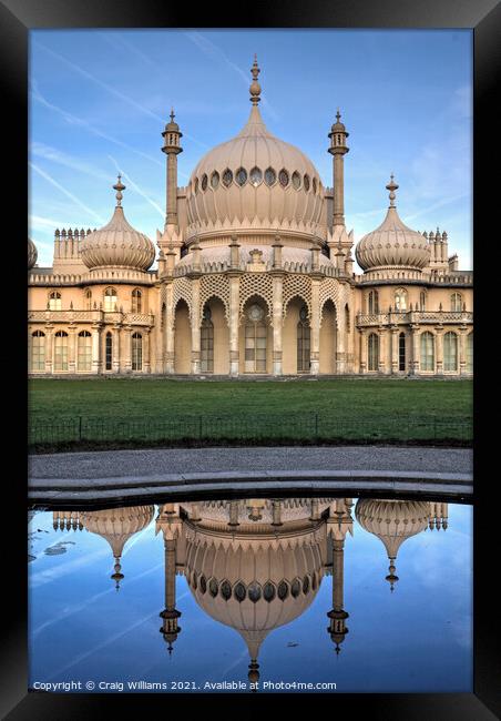 Royal Pavilion Brighton Framed Print by Craig Williams