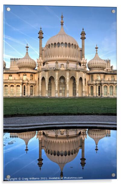 Royal Pavilion Brighton Acrylic by Craig Williams
