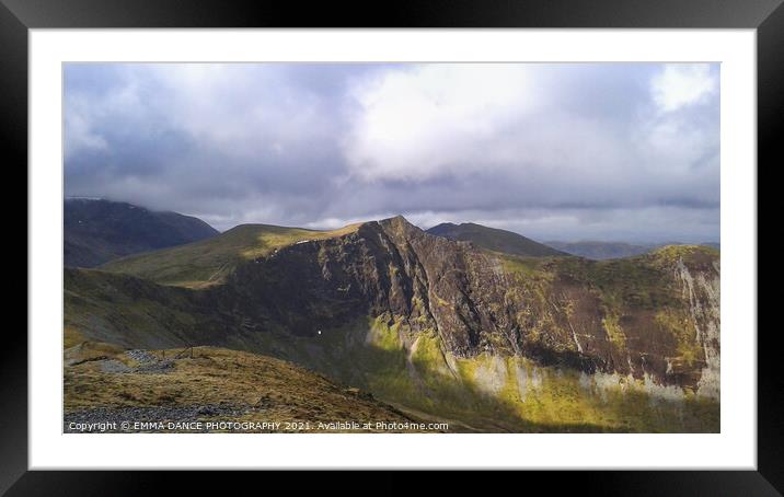 Grisedale Pike Framed Mounted Print by EMMA DANCE PHOTOGRAPHY