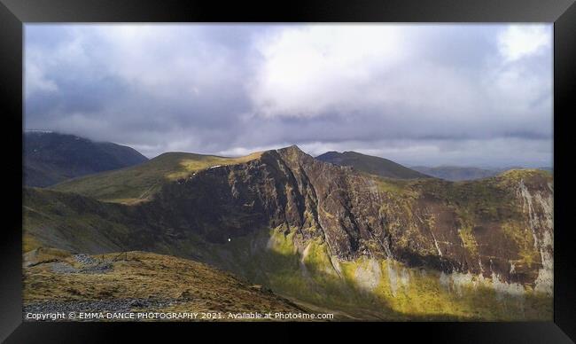 Grisedale Pike Framed Print by EMMA DANCE PHOTOGRAPHY