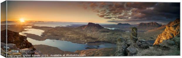 Assynt, Highlands, Scotland. Canvas Print by Scotland's Scenery