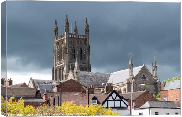 Worcester Cathedral Canvas Print by Rob Hawkins