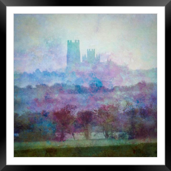 Dawn over Ely Catherdal Framed Mounted Print by Andrew Sharpe