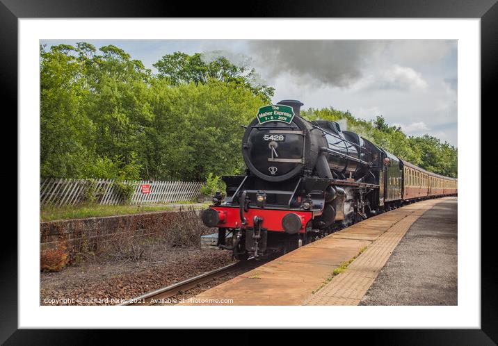 5428 Eric Treacy heading to Pickering Framed Mounted Print by Richard Perks