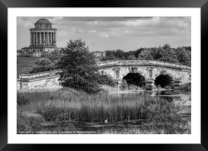 Mausoleum and Bridge  Framed Mounted Print by David Smith
