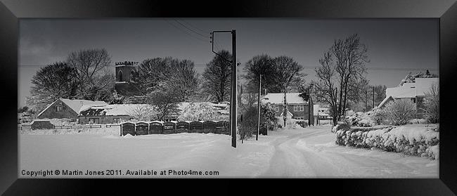 Winter Wonderland in Laughton Framed Print by K7 Photography