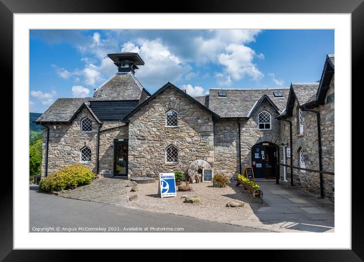 Aberfeldy Watermill, Perthshire, Scotland Framed Mounted Print by Angus McComiskey