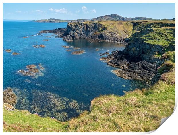 Uragaig sea cliffs, Isle of Colonsay Print by Photimageon UK