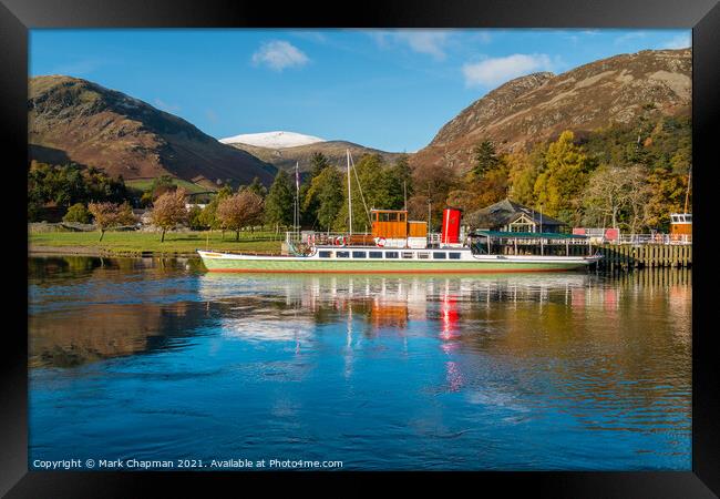 Lady of the Lake Steamer, Ullswater Framed Print by Photimageon UK