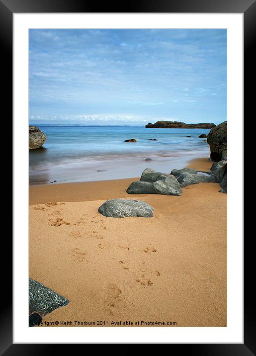 North Berwick Beach Framed Mounted Print by Keith Thorburn EFIAP/b