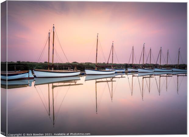 The Morston Line Canvas Print by Rick Bowden