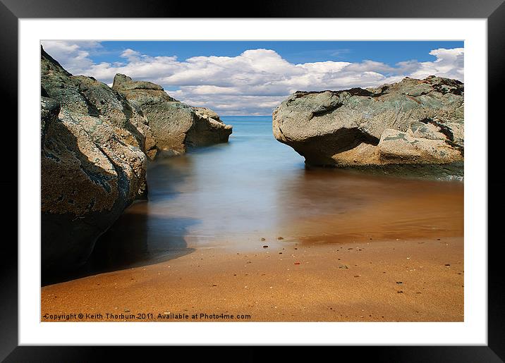 North Berwick Beach Framed Mounted Print by Keith Thorburn EFIAP/b