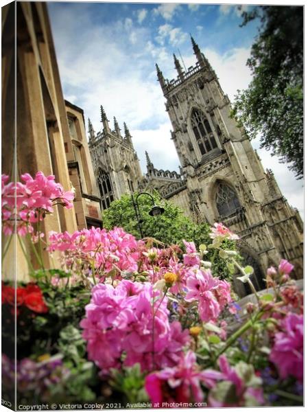 York Minster Canvas Print by Victoria Copley