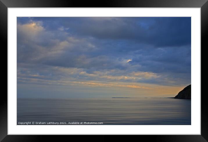 Skyscape, South Wales Framed Mounted Print by Graham Lathbury