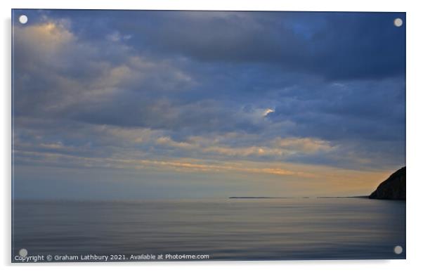 Skyscape, South Wales Acrylic by Graham Lathbury