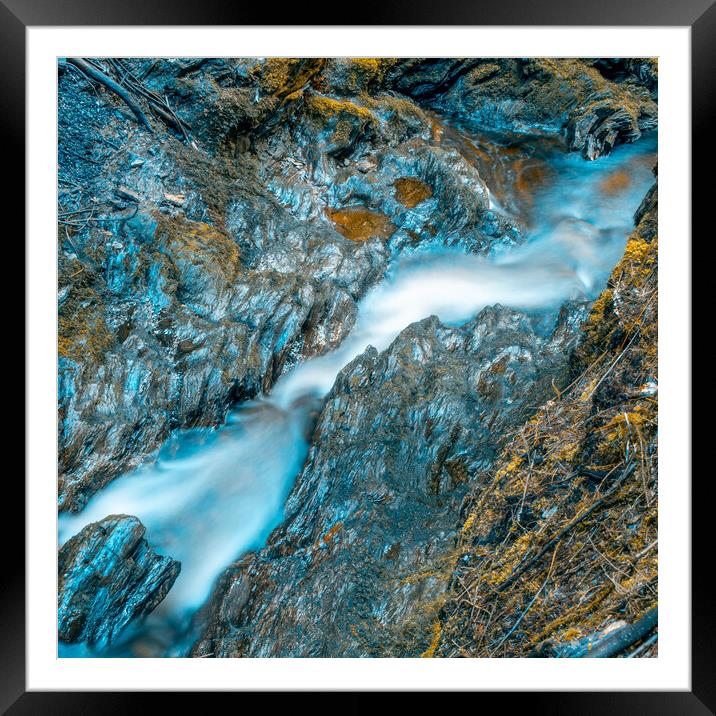 Abstract Mer -person  Framed Mounted Print by Steve Taylor