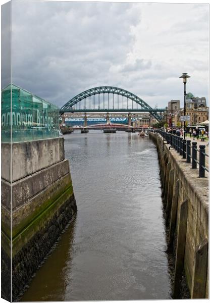 Tyne Bridges, Newcastle Canvas Print by Rob Cole