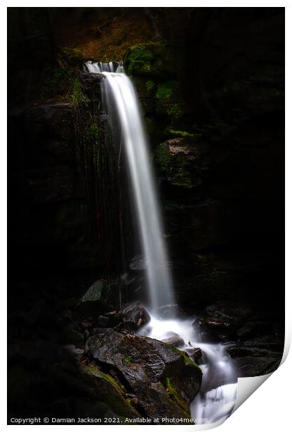 Lumsdale Fall Print by Damian Jackson