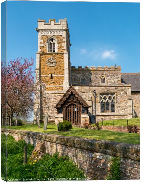 All Saints Church, Rotherby, Leicestershire Canvas Print by Photimageon UK