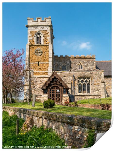 All Saints Church, Rotherby, Leicestershire Print by Photimageon UK