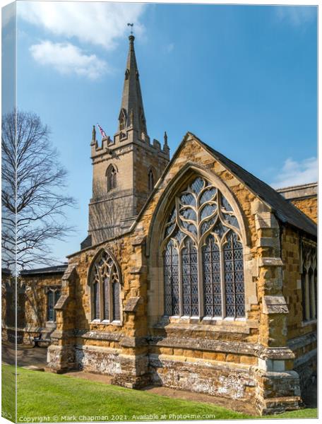 Church of St Thomas, Frisby, Leicestershire Canvas Print by Photimageon UK