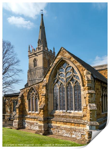 Church of St Thomas, Frisby, Leicestershire Print by Photimageon UK